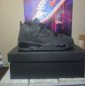 Air Jordan 4 Black Cat Size 12 (2025) FV5029-010 Ships Today 100% Authentic